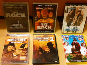 Dvd-leffoja The Rock,Niilin Jalokivi,Bodyguard yms, Elokuvat, Lapua, Tori.fi