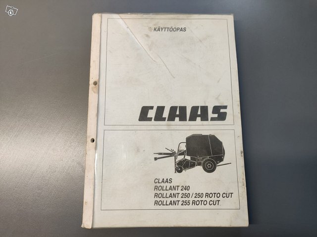 Claas Rollant 240, 250, 255 ohjekirja pyöröpaalain 1