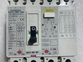 KYTETTY Katkaisija 100 A Siemens 3VF3112-1MS41-0A, Shktarvikkeet, Rakennustarvikkeet ja tykalut, Jyvskyl, Tori.fi