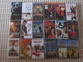 VHS-kasetteja 18 kpl, Elokuvat, Leppävirta, Tori.fi