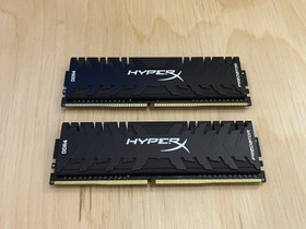 HyperX Predator 8 GB (2 x 4 GB) DDR4 3000 RAM -muistikammat, Komponentit, Tietokoneet ja lislaitteet, Espoo, Tori.fi