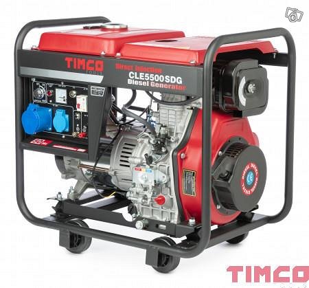 Timco CLE5500SDG 230V diesel generaattori 2