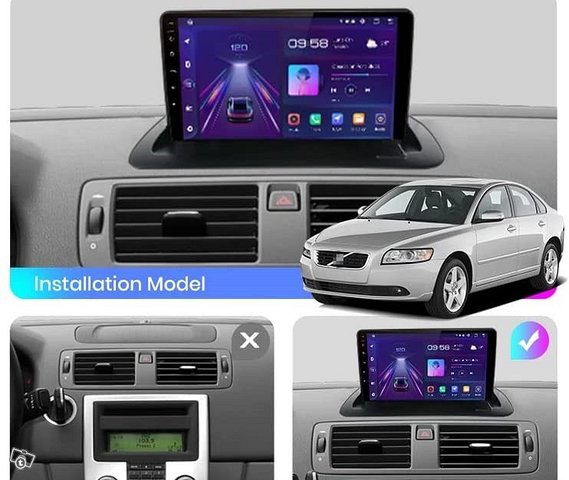 Android soitin Volvo C30 S40 V50 C70 2006-2012