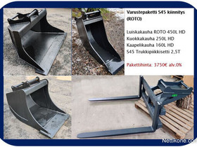 S45, kaivinkoneen varustepaketti, Maanrakennuskoneet, Työkoneet ja kalusto, Forssa, Tori.fi S45, kaivinkoneen varustepaketti, Maanrakennuskoneet, Työkoneet ja kalusto, Forssa, Tori.fi