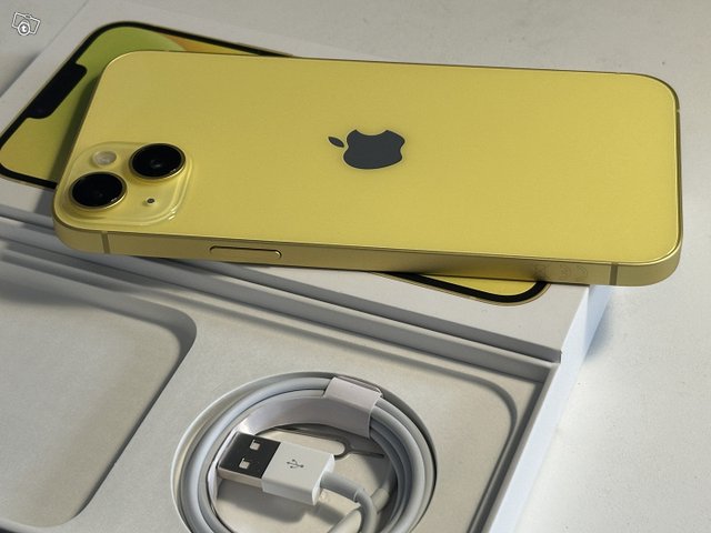 ALE iPhone 14 Plus 128GB yellow - TAKUU 12 kk, kuva 1