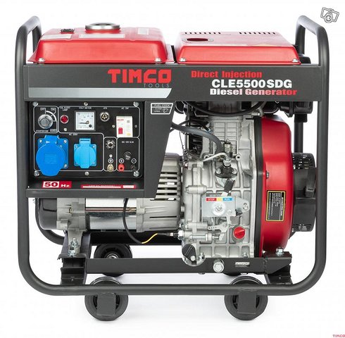 Timco CLE5500SDG 230V diesel generaattori 1