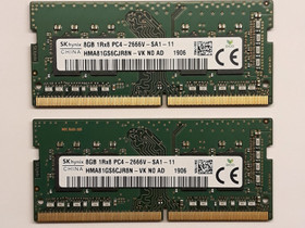 16 GB DDR4 2666V SK Hynix läppäri muistia, Komponentit, Tietokoneet ja lisälaitteet, Tampere, Tori.fi