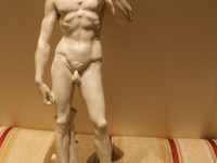 Italy 1980 vanha Michelangelo David patsas veistos