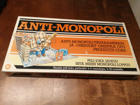 Vanha Anti-Monopoly lautapeli