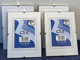 Clix valokuvakehykset , 4 kappaletta 10x15cm, Muu valokuvaus, Kamerat ja valokuvaus, Espoo, Tori.fi