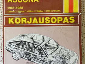 Korjausopas Opel Ascona 1981-1988, Harrastekirjat, Kirjat ja lehdet, Oulu, Tori.fi