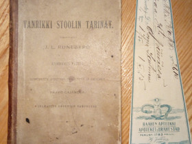 Vänrikki Stoolin tarinat vuodelta 1898 ja resepti, Kaunokirjallisuus, Kirjat ja lehdet, Oulu, Tori.fi