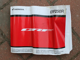 Honda crf 250r kyttohjekirja, Moottoripyrn varaosat ja tarvikkeet, Mototarvikkeet ja varaosat, Vantaa, Tori.fi